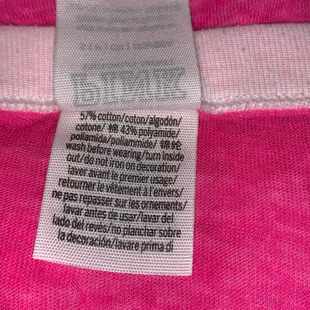 PINK VICTORIA’S SECRET short sleeve lightweight t-shirt women’s size small pink - Picture 6 of 7